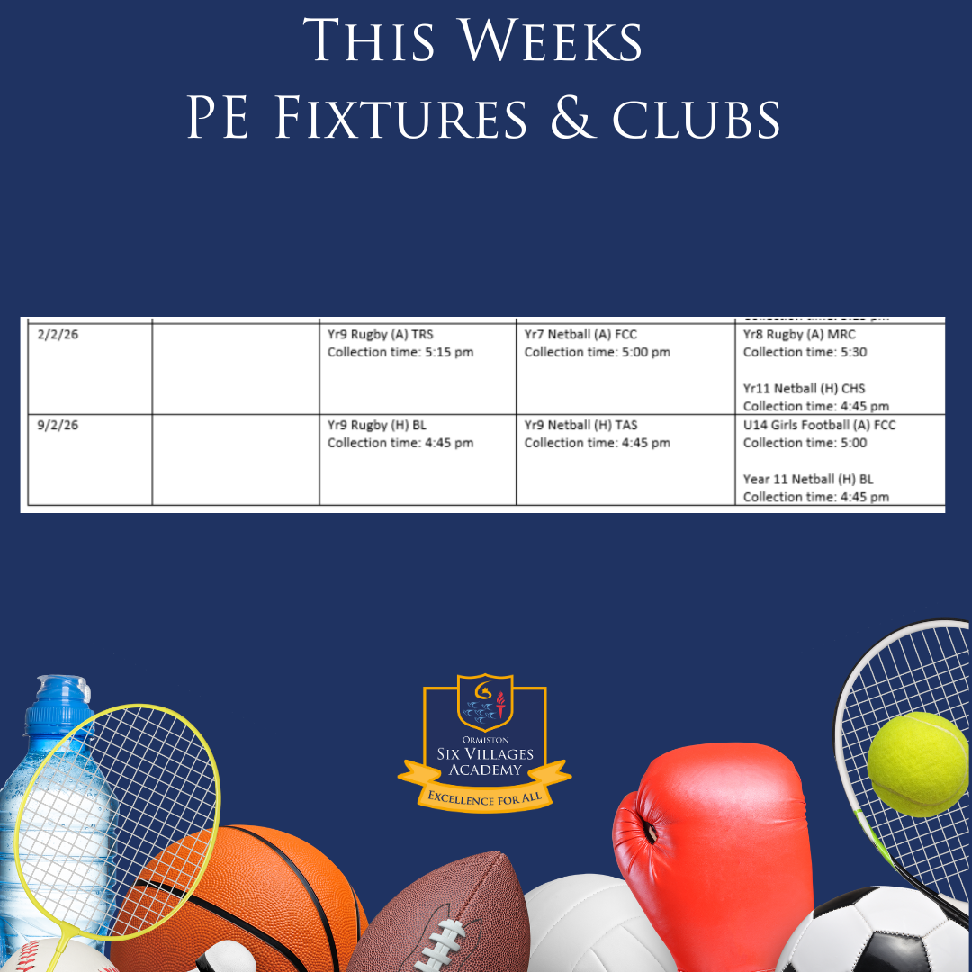 Pe Fixtures & Clubs