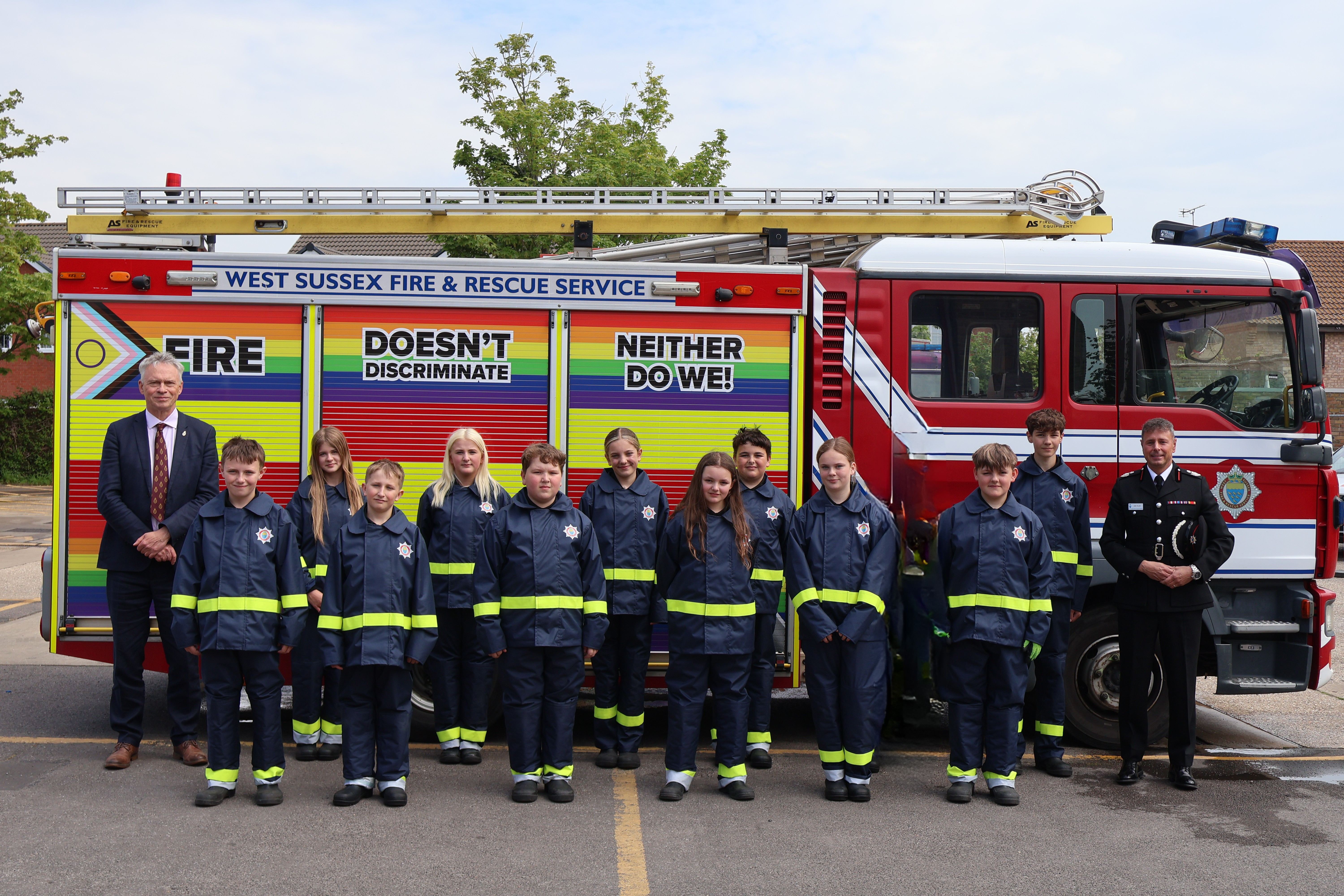 Students Complete Inspiring Fire & Rescue Programme with West Sussex Fire & Rescue Service