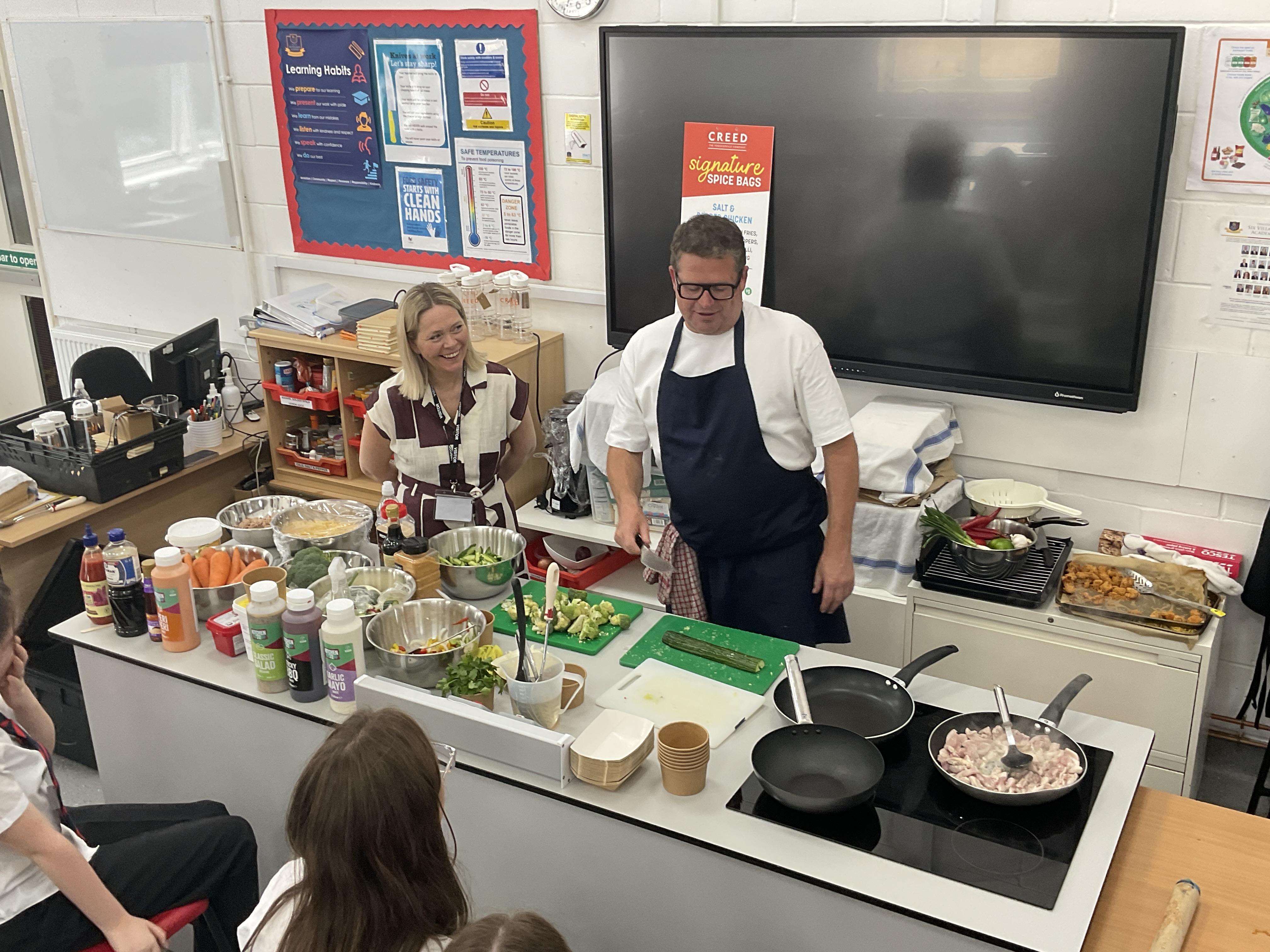 Chef visits Bite Back Team